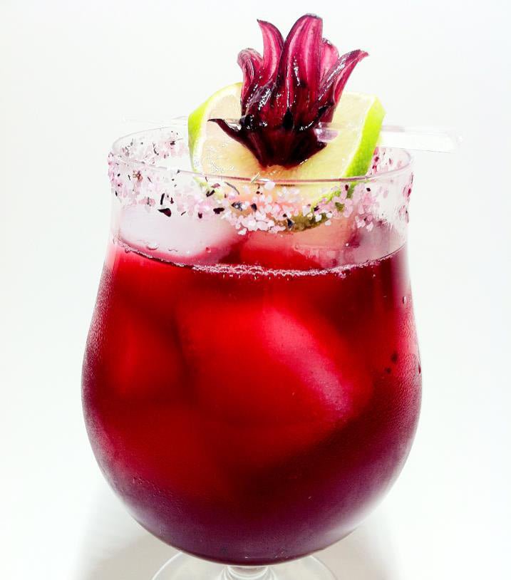 Wild Hibiscus Pyramid Salt Flakes | Gingle Bells Gin