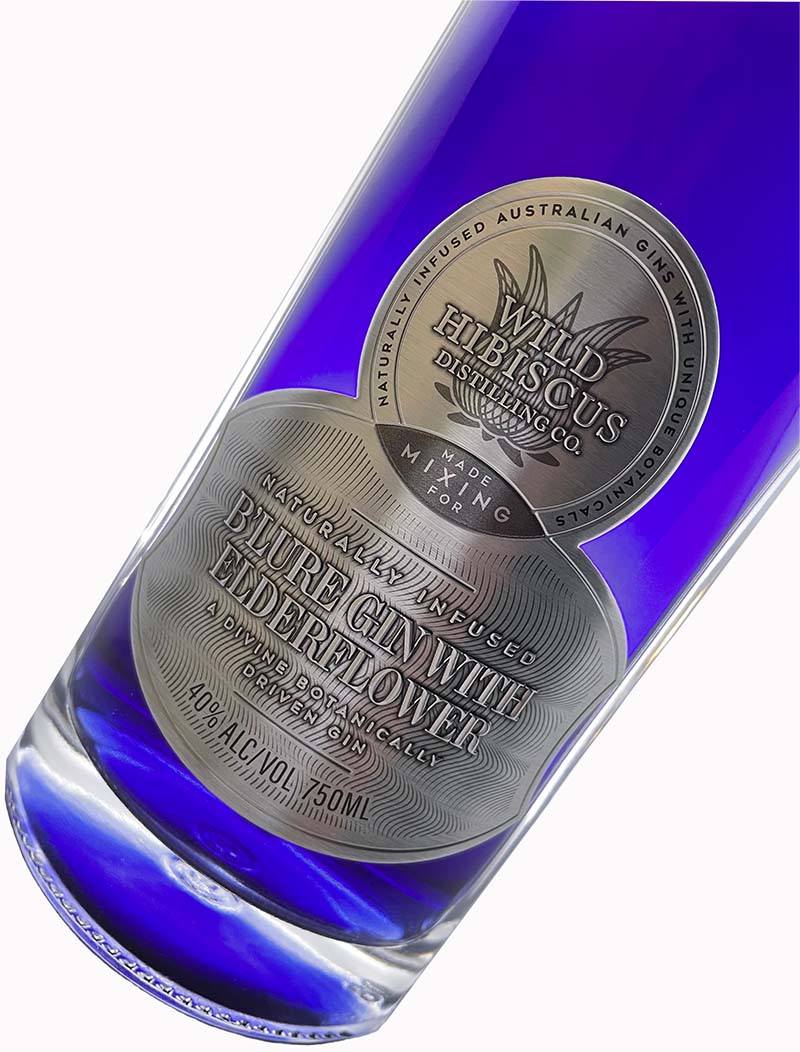 B'Lure Butterfly Pea Flower Gin with Elderflower 750ml