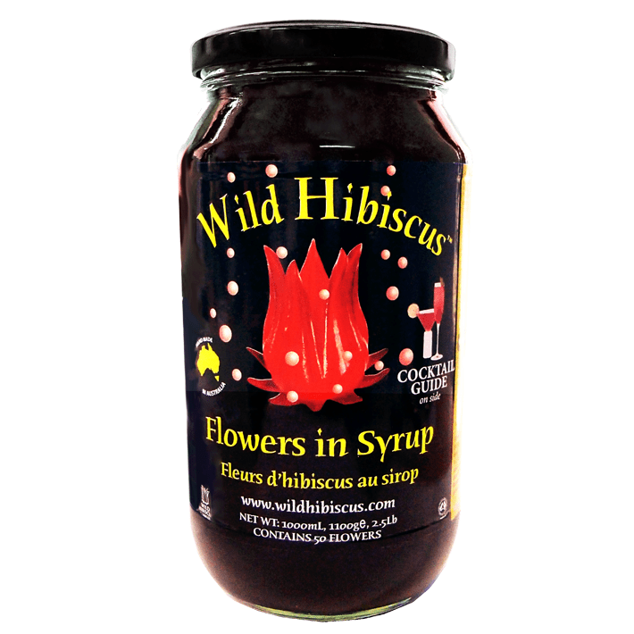 Wild Hibiscus Flowers in Syrup