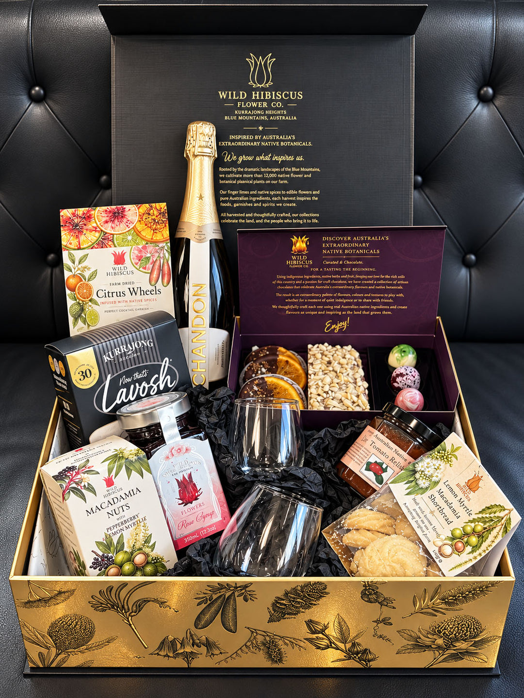 Something bubbly. Something delicious. Something for two.