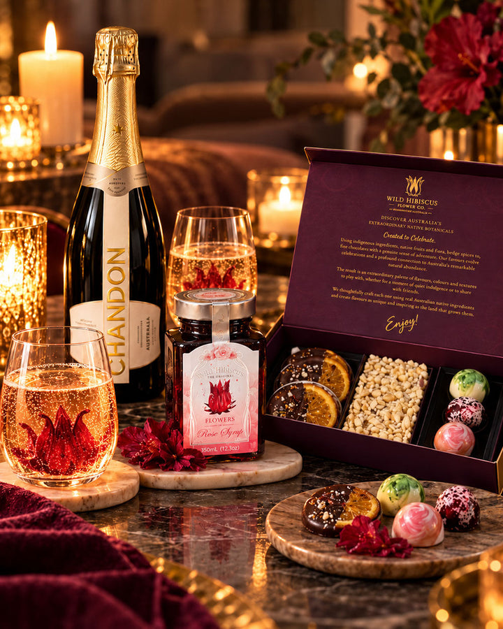 Something bubbly. Something delicious. Something for two.