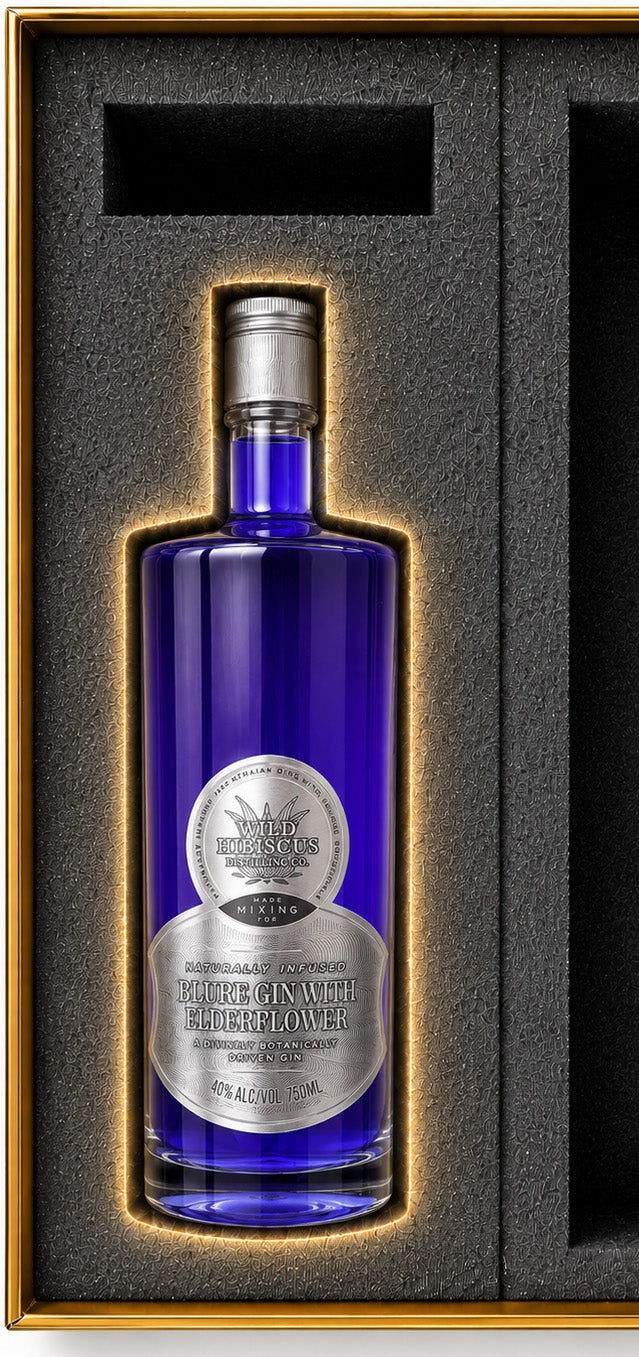 Elderflower Gin with Butterfly Pea Flowers 750ml
