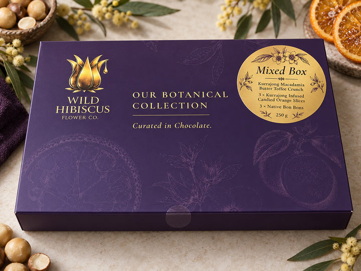Chocolates! Featuring the native botanicals grown on our farm - Coming soooooon