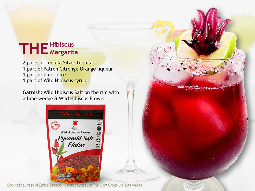 Wild Hibiscus Pyramid Salt Flakes