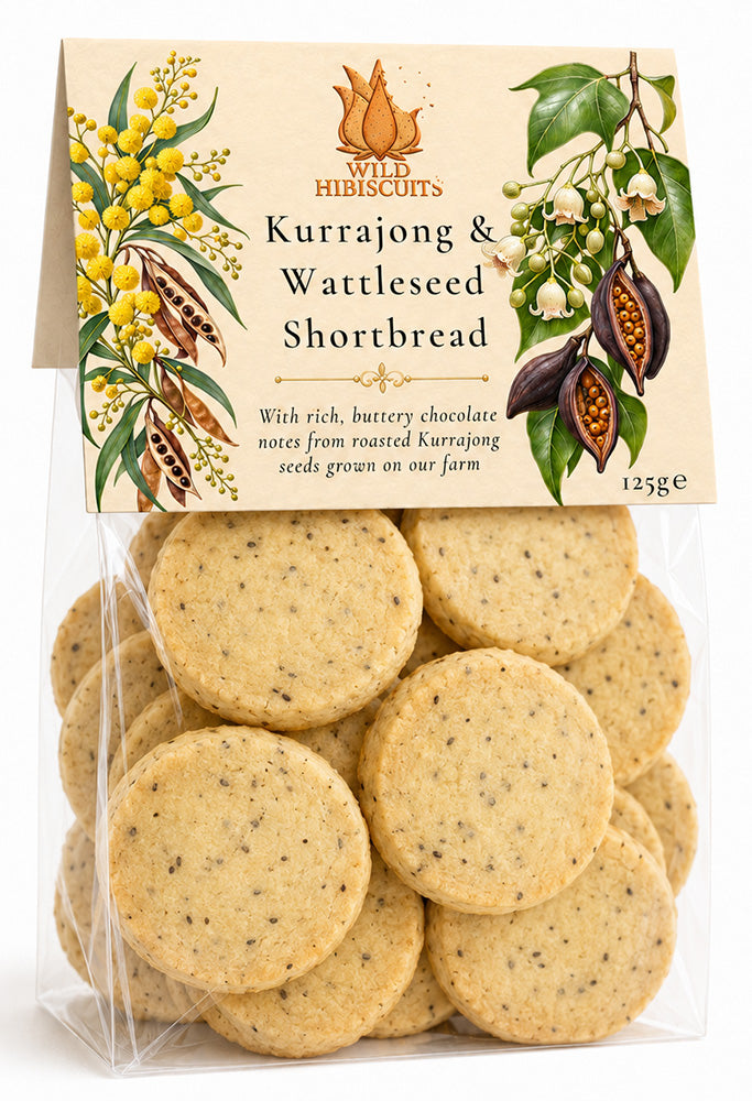 Kurrajong & Wattleseed Shortbread 125g