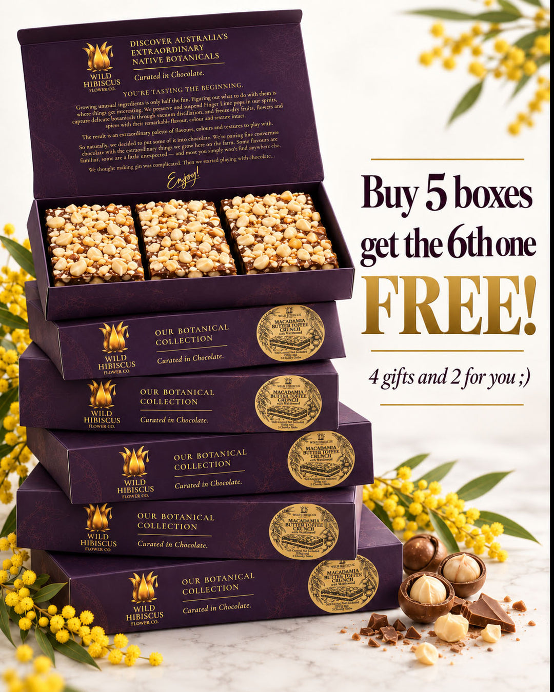Macadamia Nut Butter Toffee Crunch - with Wattleseed