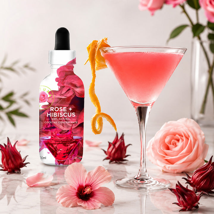 PINK Cocktail Floral Extract - Rose+Hibiscus