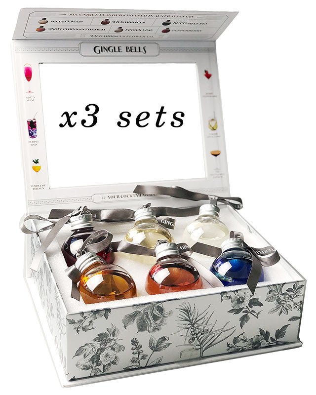 Gin Baubles - 3 SETS Gingle Bells Floral Gin Baubles (10% Off) | Gingle Bells Gin