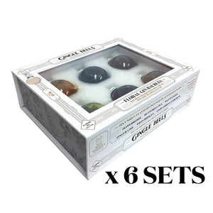 Gin Baubles - 6 SETS Gingle Bells Floral Gin Baubles