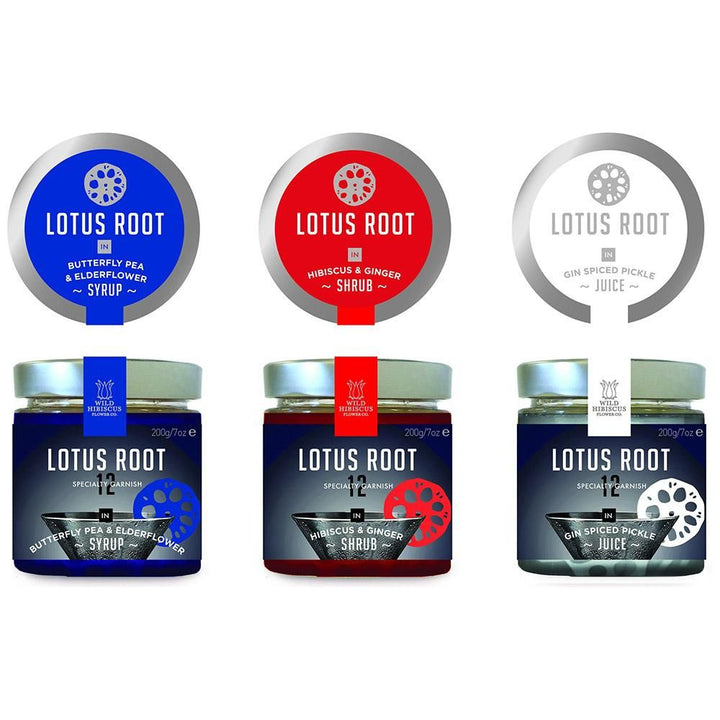 Lotus Root Slices Trio - 12 Slices per Jar