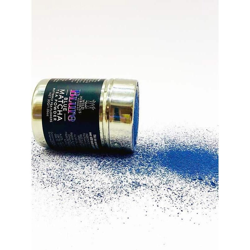 Blue Matcha Tea Powder Gingle Bells Gin