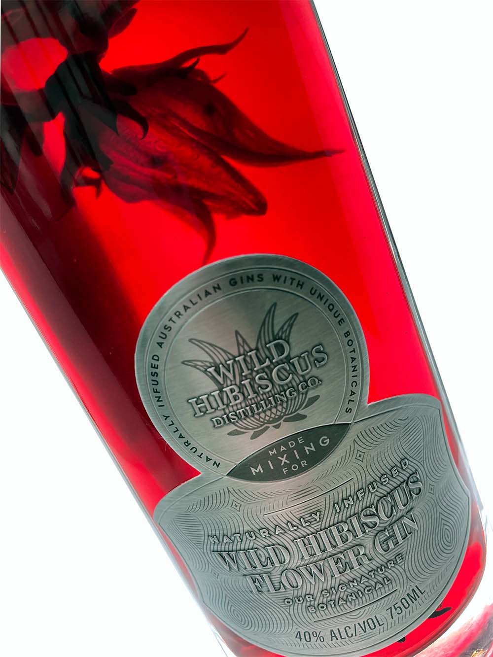 Wild Hibiscus Flower Gin with Ginger 750ml
